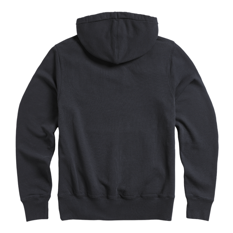 Flywheel Black Logo Hoodie Triumph Heritage